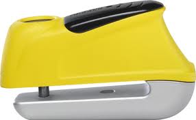 zámek na kotoučovou brzdu ABUS Trigger alarm 345 (žlutý) elektronický