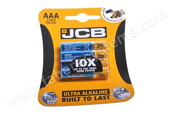 Alkalická mikrotužková baterie JCB OXI DIGITAL LR03/4 AAA
