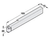 Koordinátor DORMA MK 396 stříbr.